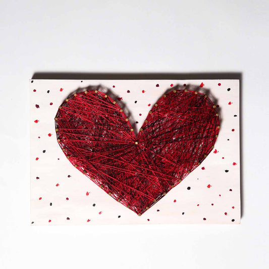 50 Shades of Red String Art