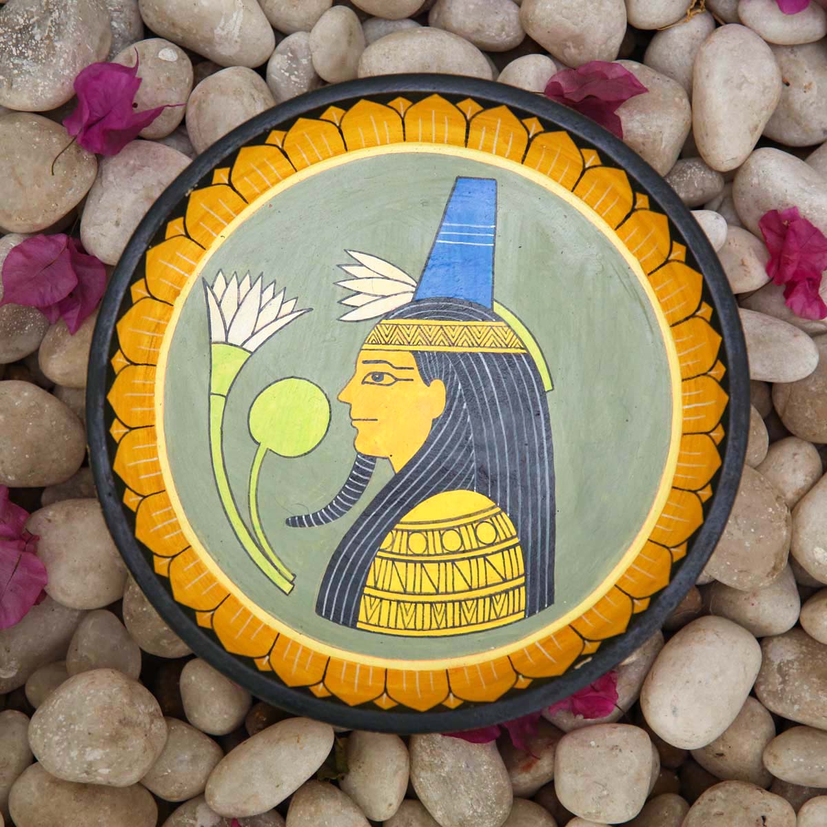 Pharaoh Wooden Decorative Plate