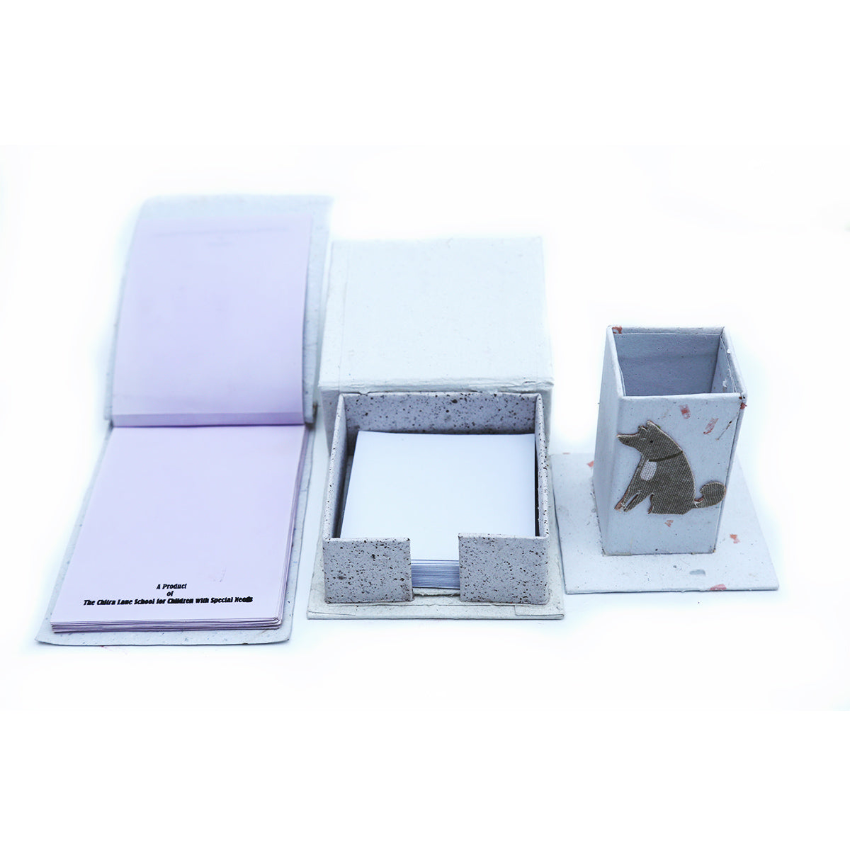 Doggy Upcycled Office Set