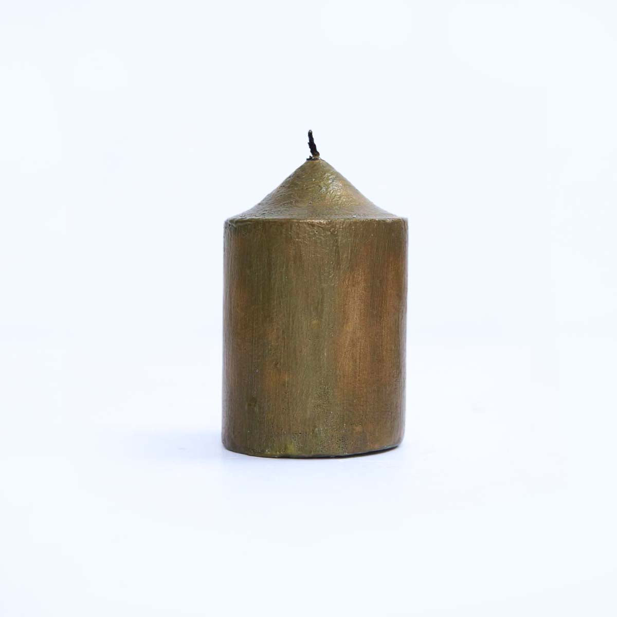 Small Gold Pillar Candle