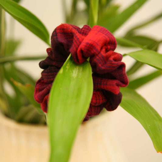 Ruby Red Scrunchie