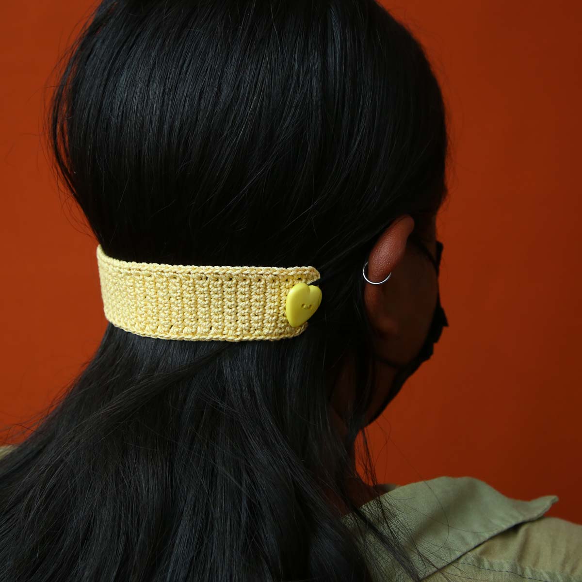 Pale Yellow Mask Band