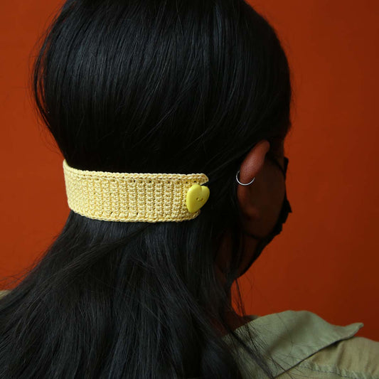 Pale Yellow Mask Band