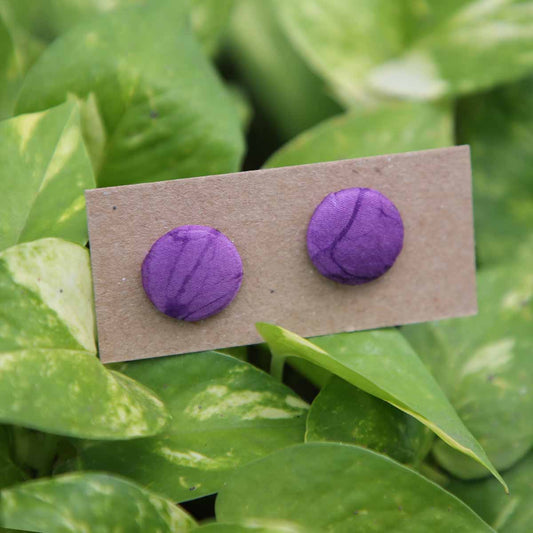 Streaky Purple Earrings