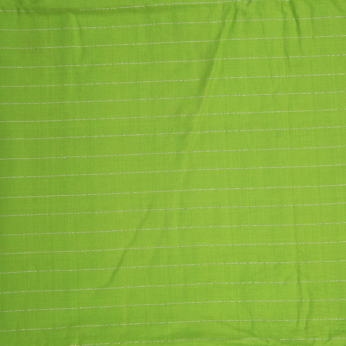 Lime Block Printed Saree