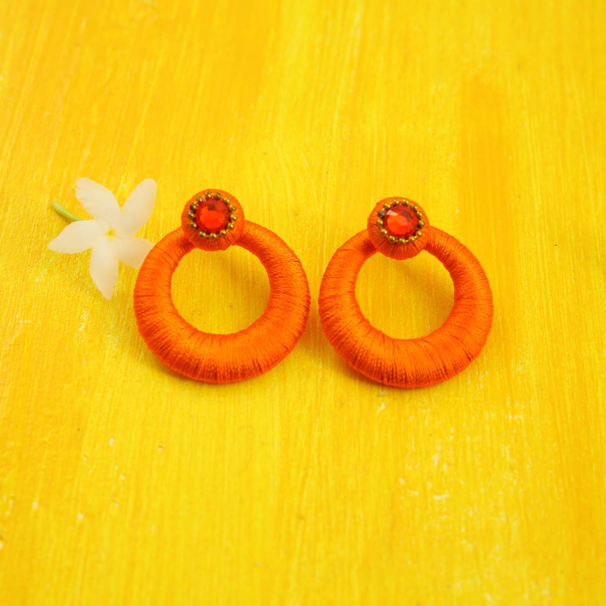 Sunset Hues Chadanbali Earrings