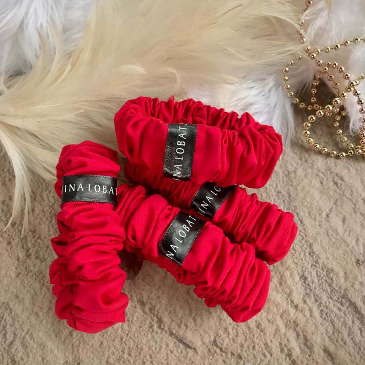 Lady Sarah Cotton Mini Scrunchie