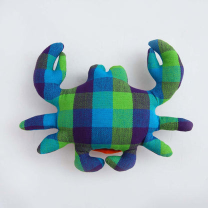 Orange Crab Handloom Soft Toy