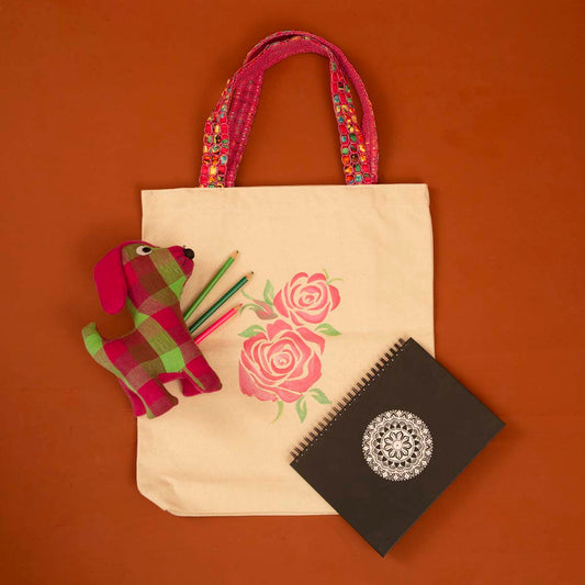 Roses Cotton Tote