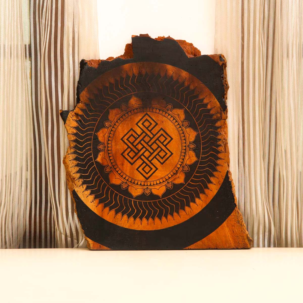 Charcoal Mandala Art