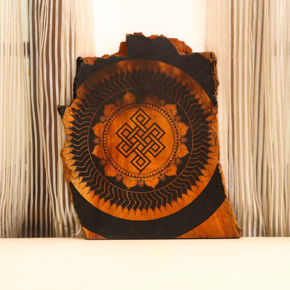 Charcoal Mandala Art