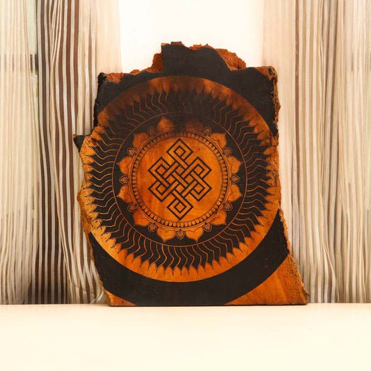 Charcoal Mandala Art