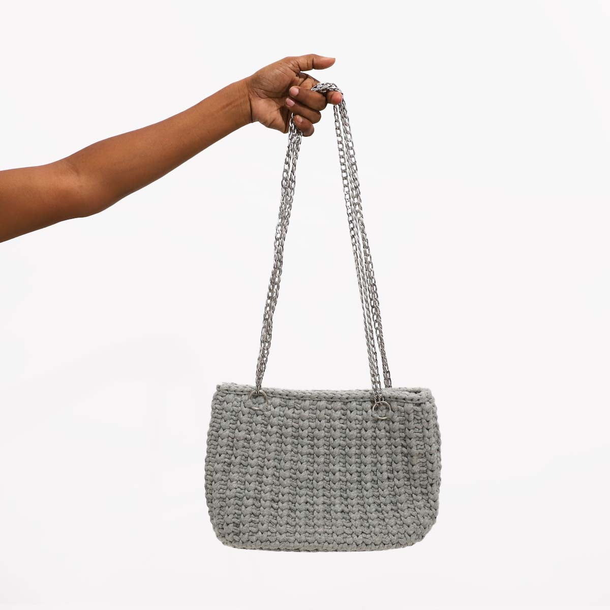 Gloomy Skies Crotchet Hand Bag