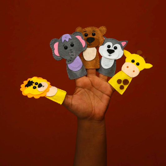 The Mighty Jungle Finger Puppet Set