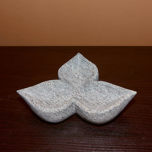 Three Point Stone Oil Lamp