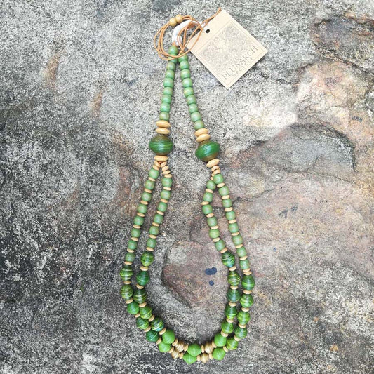 Sage Paper Necklace