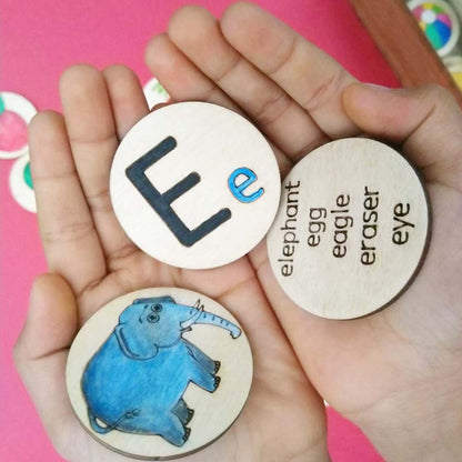 English Wooden Picture Alphabet