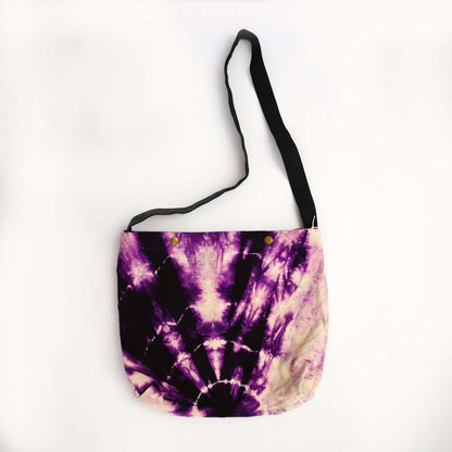 Purple Tie Dye Satchel