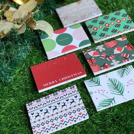 Baubles Christmas Card