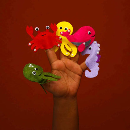 Just Keep Swimming Finger Puppet Set