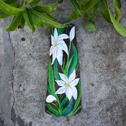 Water Lilies Ulu Wall Hanging