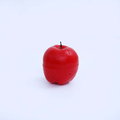Red Apple a Day Candle