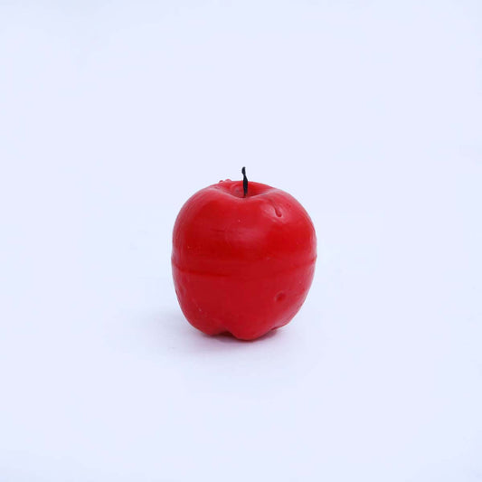 Red Apple a Day Candle