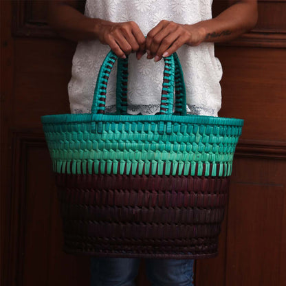 Turq Sands Palmyra Shopping Basket