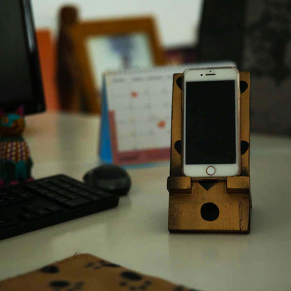 Hearts Wooden Phone Stand