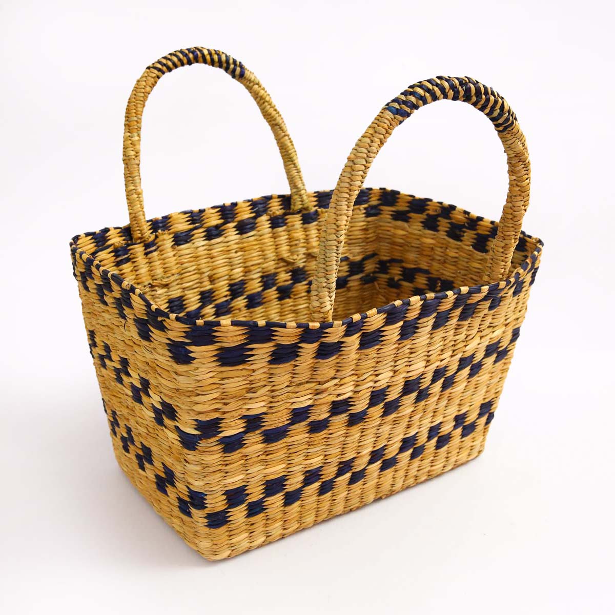 Blue Reed Shopper Bag