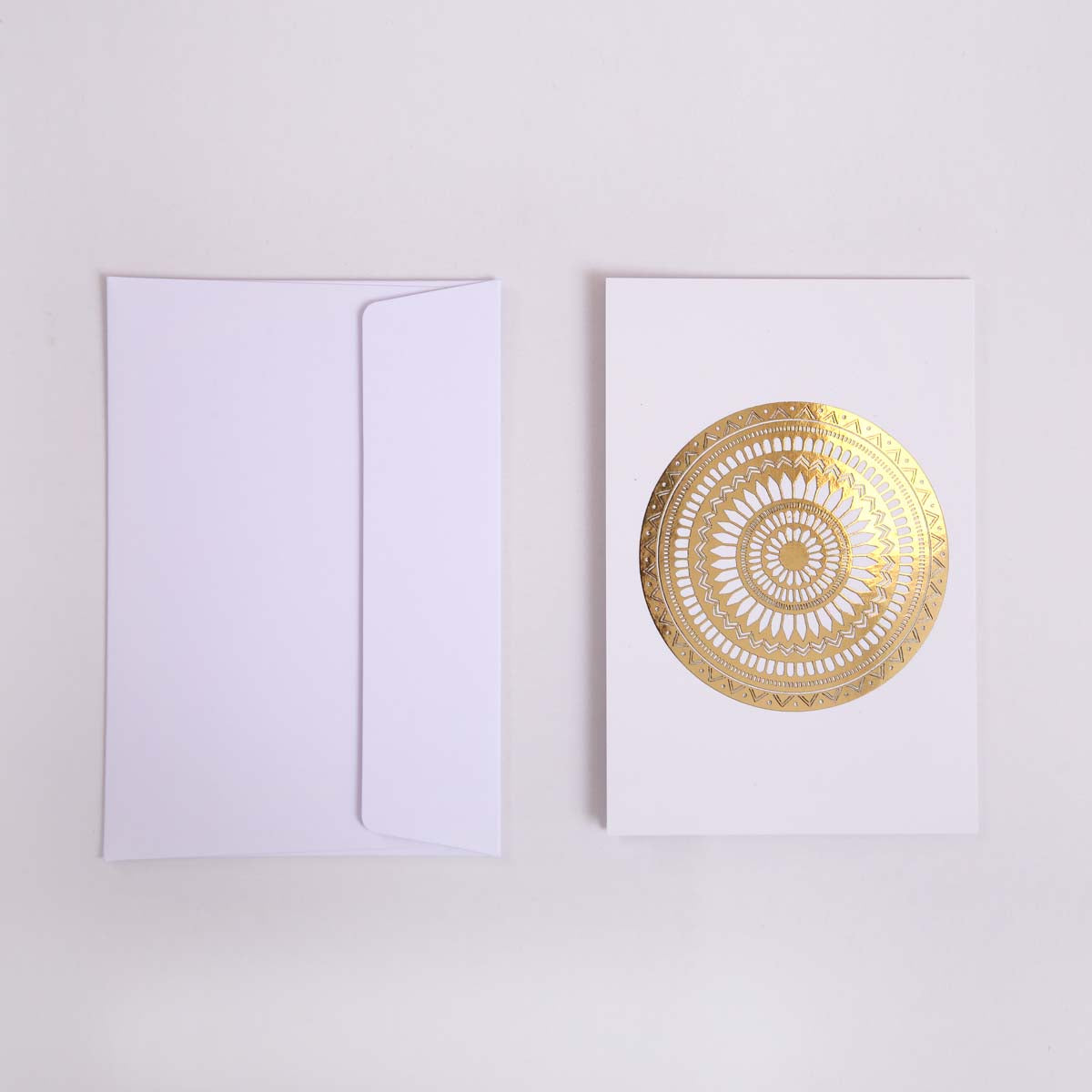 Gold Foil Lola Mandala Card