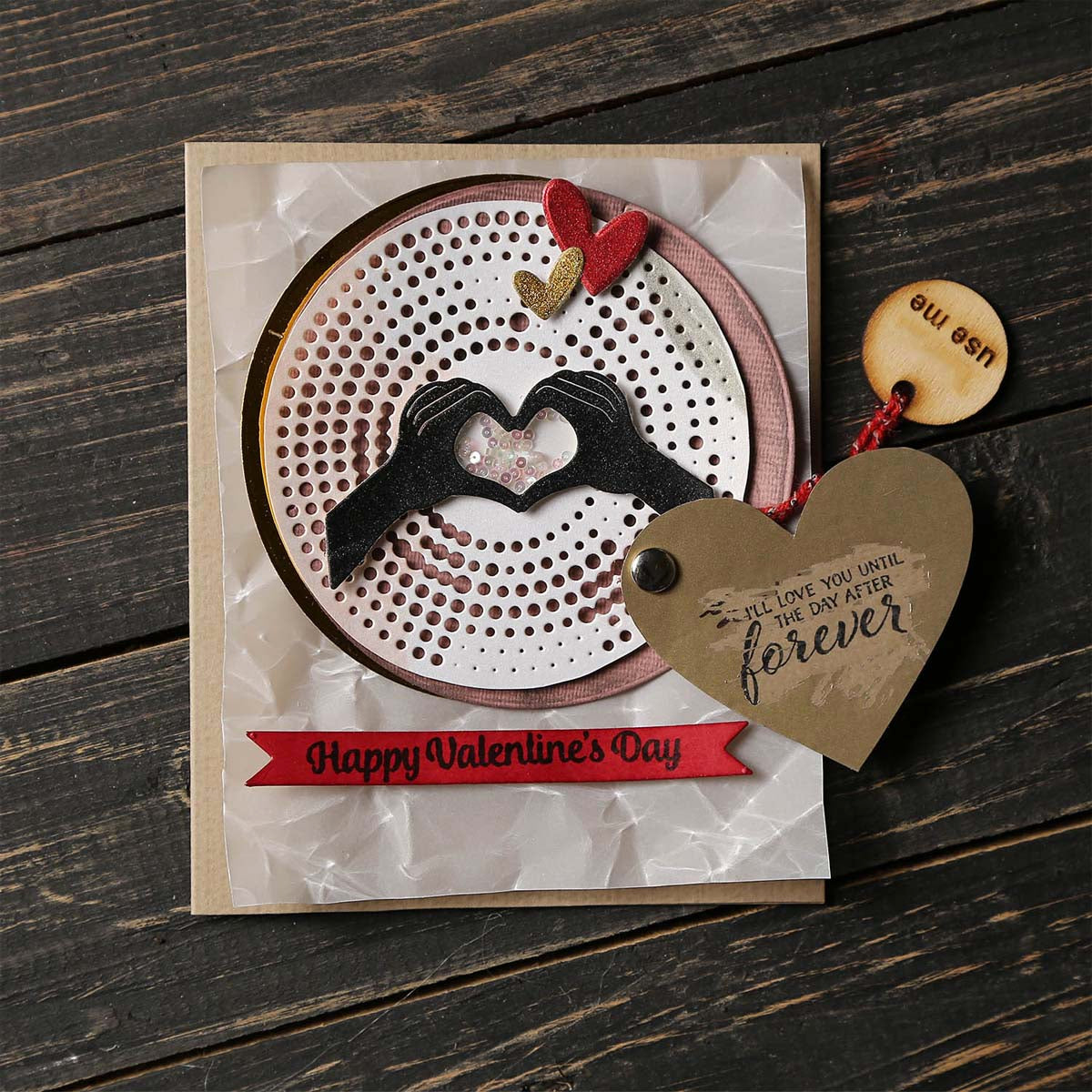 Cutout Valentines Scratch Card