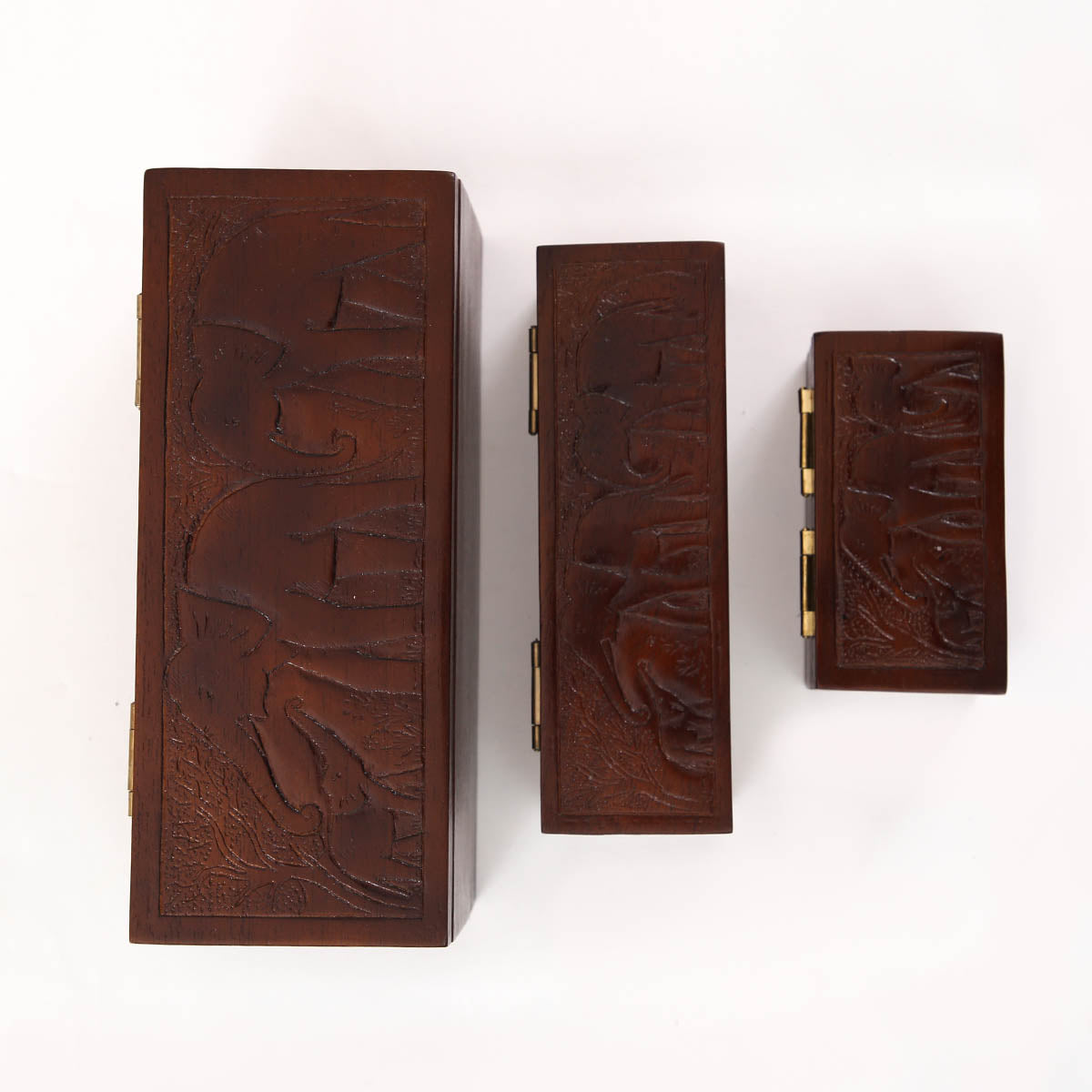 Elephant Carving Box Set