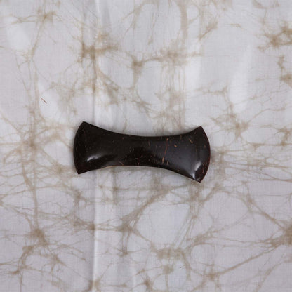 Coconut Shell Bow Hair Clip