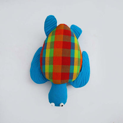 Blue Turtle Handloom Soft Toy