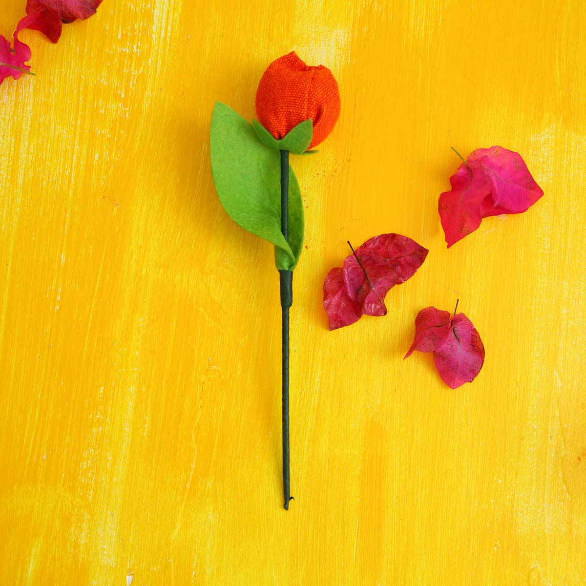 Tangerine Handloom Tulip