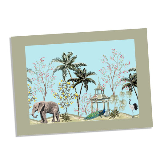 Ellie In The Tropics Greeting Card