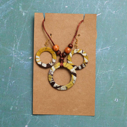 Speckled Yellow Jewellery Set