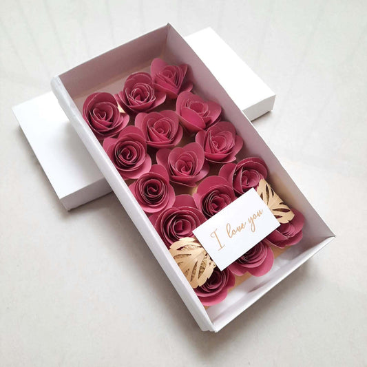 Pink Roses Gift Box