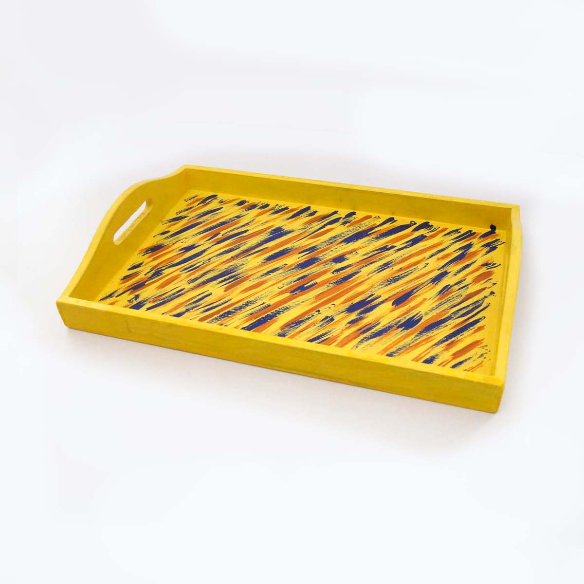 Leafy Wooden Tray