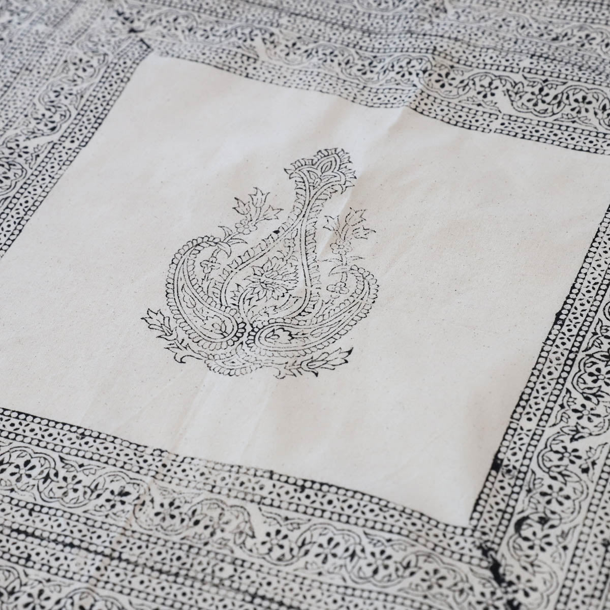 Turq Block Printed Table Cloth