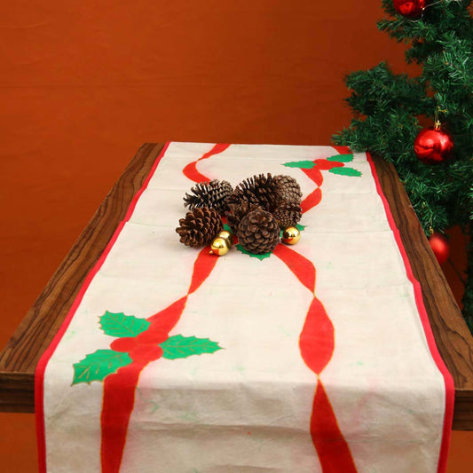 Holly Jolly Christmas Table Runner