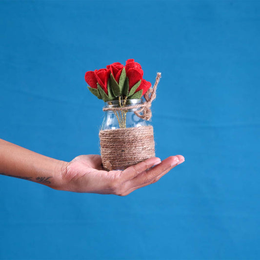 Valentine's Rose Jars