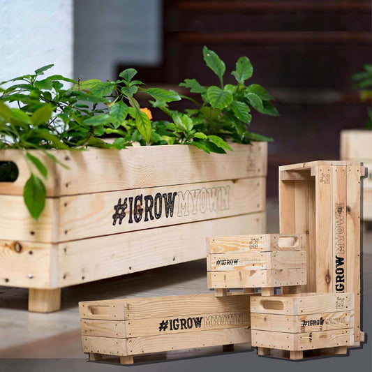 Large Wooden Planter