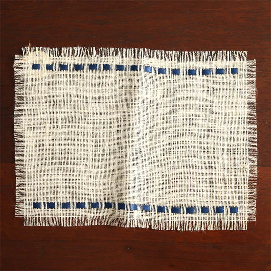 Burlap Squares Table Mat