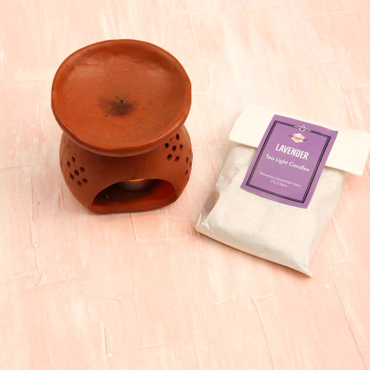 Lavender Tea Light Candle Set