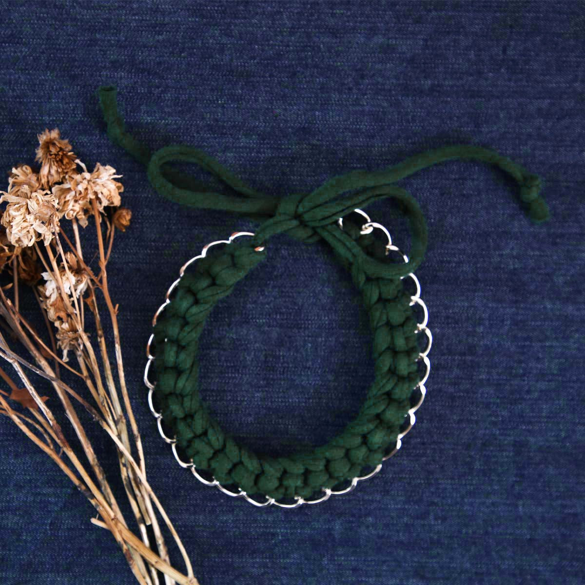 Sea Green Crochet Choker