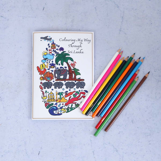 Colouring My Way Through Sri Lanka Coloring Book