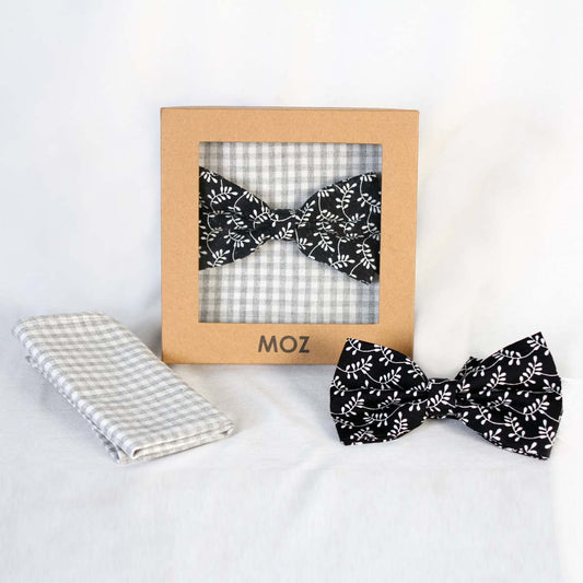 Chacoal Leaves Bow Tie