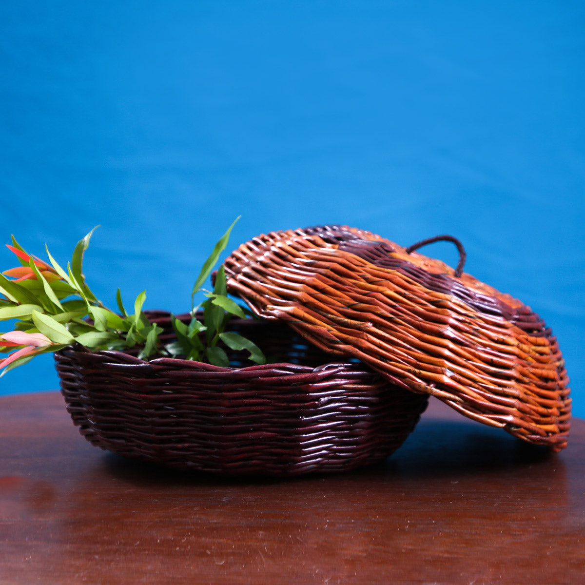 Storage Basket With Lid
